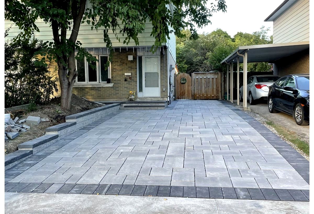 Scarborough interlock driveway