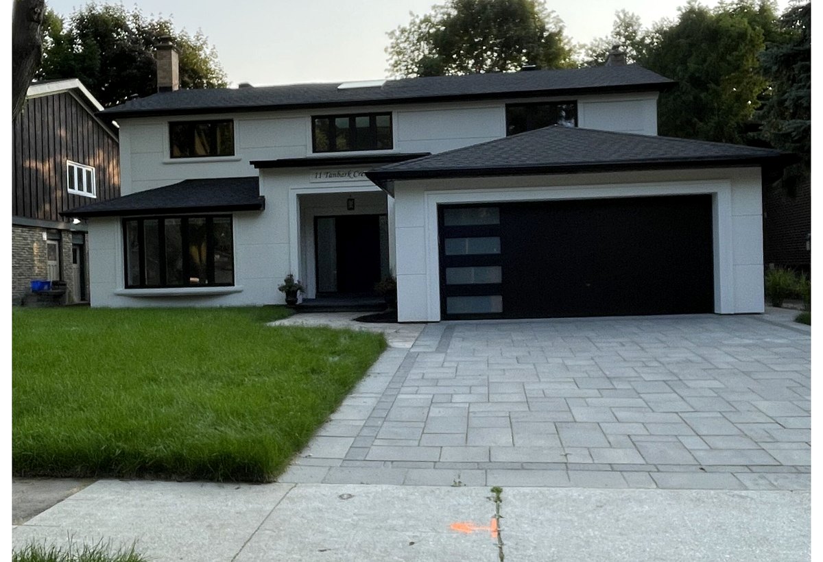 North York exterior renovation after