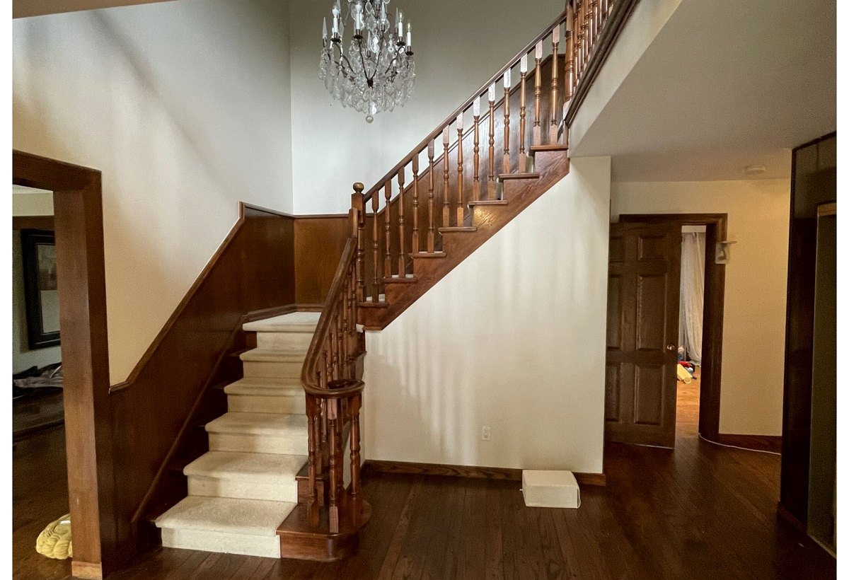 North York staircase before