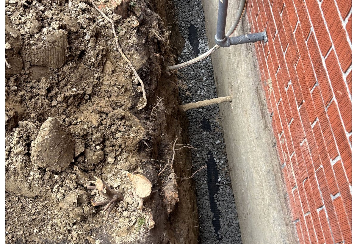 Scarborough foundation drainage installation