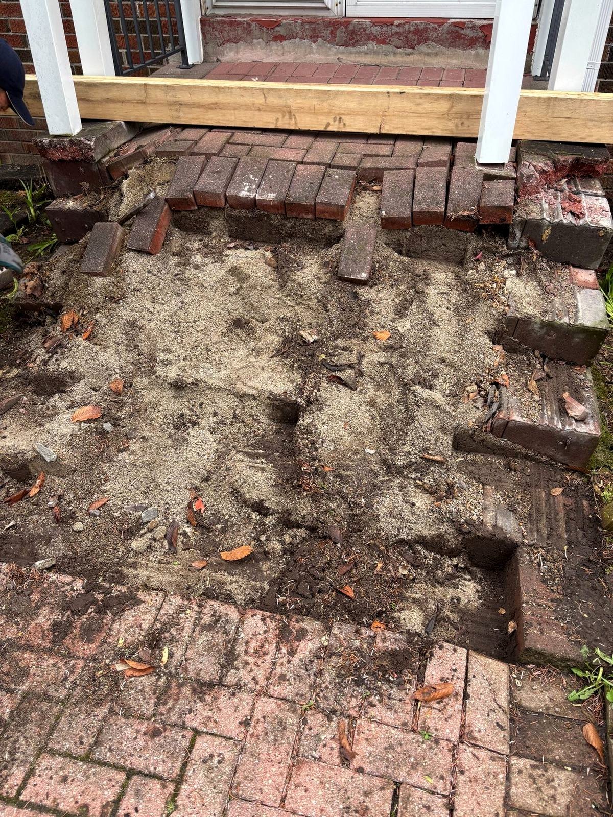 Scarborough concrete project before